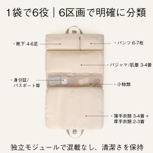 圧縮 トラベルポーチ 6in1 旅行用衣類収納...の詳細画像5