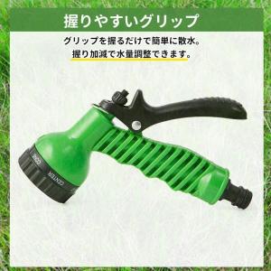 伸びるホース 15m リール 洗車ホース シャ...の詳細画像5