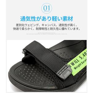 サンダル キッズ 男の子 ジュニア スポーツサ...の詳細画像2