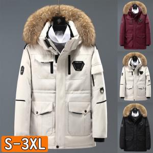 Onitsuka Tiger◇DOWN COAT/ダウンジャケット/M/ポリエステル/ネイビー