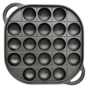 岩鋳（IWACHU） 南部鉄器 たこ焼き器 『 たこやき23穴 』 IH対応（100