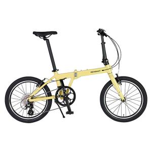 ルノー RENAULT 20型 折畳み自転車 GRAVEL11 グラベル11 AL-FDB208 ベージュ 61243-05 沖縄・離島配送不可