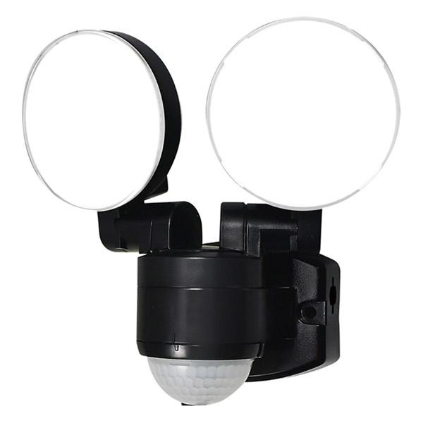即日出荷 朝日電器 ELPA LEDセンサーライト AC 2灯 屋外 防雨 800lm ESL-SS...