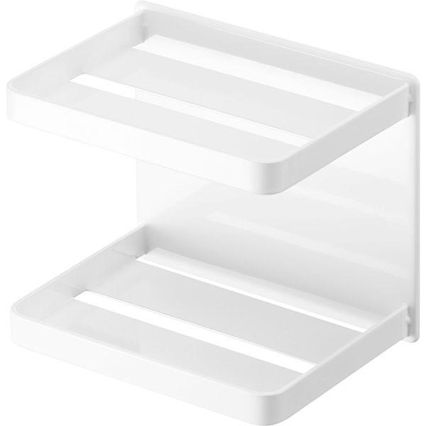 即日出荷 山崎実業 Yamazaki マグネットバスルームソープトレー 2段 ミスト ホワイト 42...