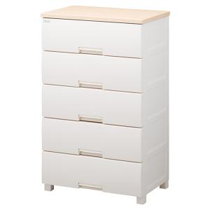 直送 日時指定不可 天馬 フィッツプラス 5段 幅65cm F6505 メープル 沖縄・離島配送不可