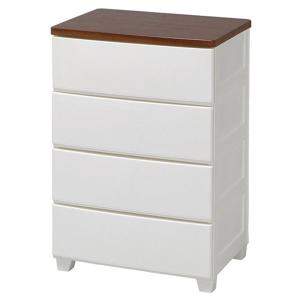 フレンチカントリー 木製 チェスト 4段 完成品 / アンティーク