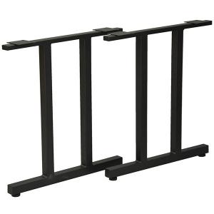 直送 代引・日時指定不可 エイ・アイ・エス テーブルキッツ 金属角脚67cm II型 2本組 ブラック TBK-2 BK 沖縄・離島配送不可