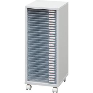 直送 日時指定不可 アイリスオーヤマ 木製フロアケース 超浅型30段 MFE-7300 書類ケース A4 沖縄・離島配送不可