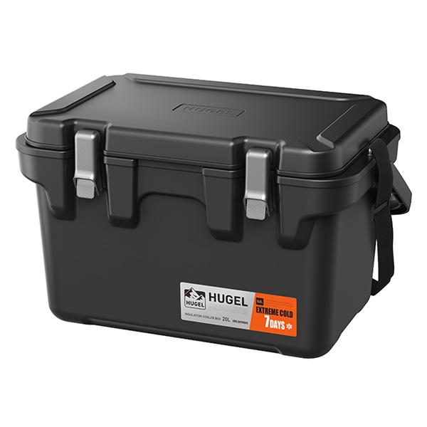 即日出荷 アイリスオーヤマ HUGEL 真空断熱クーラーボックス 20L チャコールグレー VITC...
