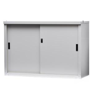 グリーンライフ 物置 収納庫 屋外 小型日本製棚板1枚・鍵付き(幅89