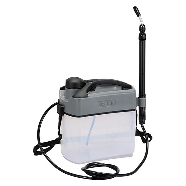 即日出荷 工進 充電式噴霧器 5L BGT-5D 1頭口噴口 電動 肩掛け