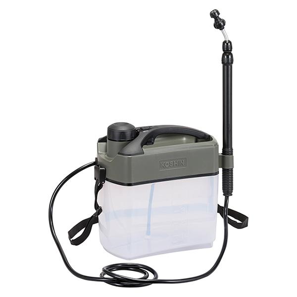 即日出荷 工進 充電式噴霧器 5L BGT-5DR 除草専用 電動 肩掛け