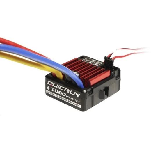 HOBBYWING QuicRUN-WP-1060-Brushed BEC内蔵3A/6V Tプラグ仕...