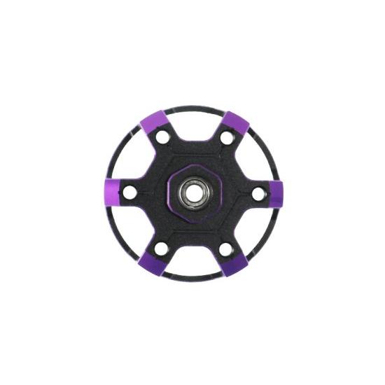 HOBBYWING XeRUN-D10 ブラシレスモーター用 フロントエンドプレート パープル【ホビ...