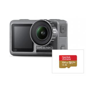 【お値下げしました！】DJI OSMO ACTION + micro SDカード[64GB]