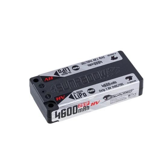 SUNPADOW 7.6V / 4600mAh /140C Platin HVリポバッテリー (ショ...