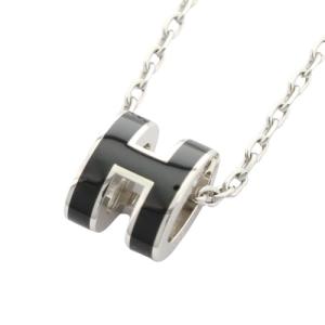 HERMES（エルメス） ネックレス ミニポップH アッシュ ロカバール