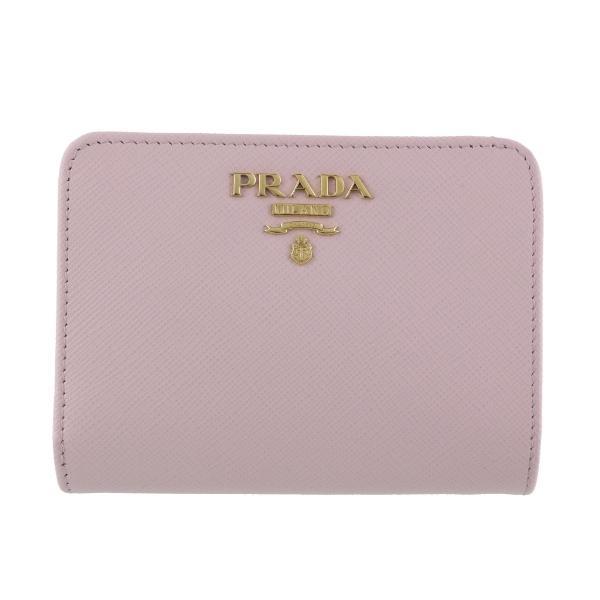 プラダ PRADA 二つ折り財布 レディース ピンク 1ML018 QWA F0E18 ALABAS...