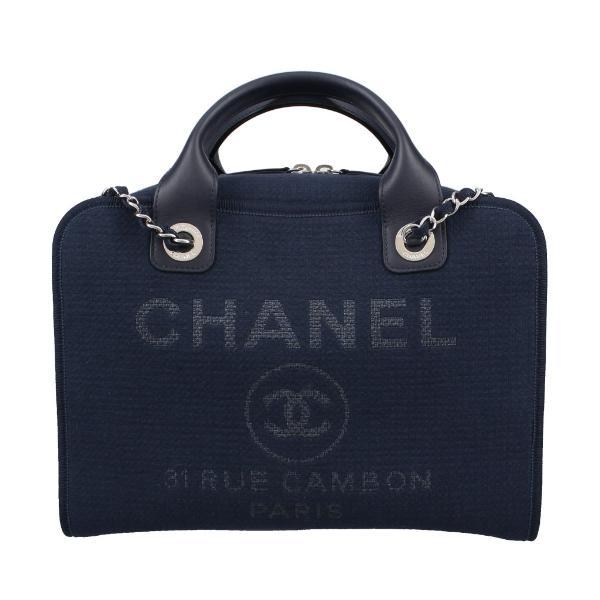 シャネル CHANEL ハンドバッグ レディース ネイビー A92750 B07300 N9318