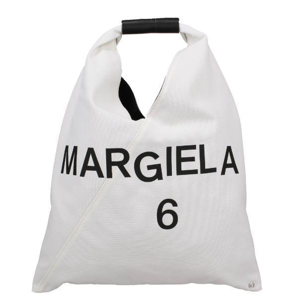 メゾン マルジェラ MM6 MAISON MARGIELA トートバッグ レディース ホワイト S5...