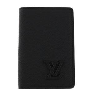 ルイヴィトン　タイガ　カードケース　ブラック　レザー LOUIS VUITTON 並行輸入 ルイヴィトン カードケース Louis