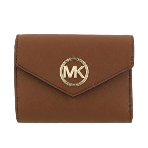 MICHAEL KORS マイケルコース 三つ折り財布 レディース ブラウン 32S1GNME6B 252 GREENWICH MICHAEL KORS（マイケルコース） 三つ折り財布 レディース ブラウン