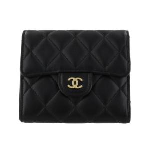 CHANEL シャネル 財布 三つ折り財布 AP0230 B10583 ブラック