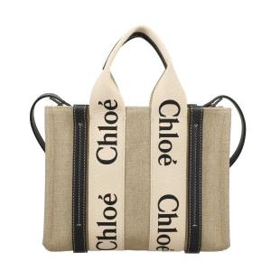 Chloé クロエ woody トートバッグ スモール ショルダー 2WAY Chloe（クロエ） 25AWモデル Chloe WOODY ロゴプリント スモール