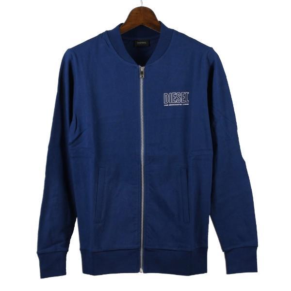 ディーゼル DIESEL パーカー メンズ ブルー XSサイズ 00SFWI-0QAZK 88T B...