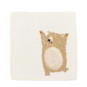 feiler（フェイラー） ハンドタオル 25×25cm くま クマ BEN BAR BEIGE