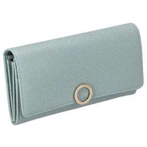 ブルガリ　財布　ラウンドファスナー　ターコイズブルー　箱付き BVLGARI（ブルガリ） 長財布 財布 レディース アウトレット ブルー