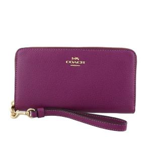 コーチ アウトレット COACH 長財布 レディース ダークマゼンタ C4451 IMRJA｜sekido