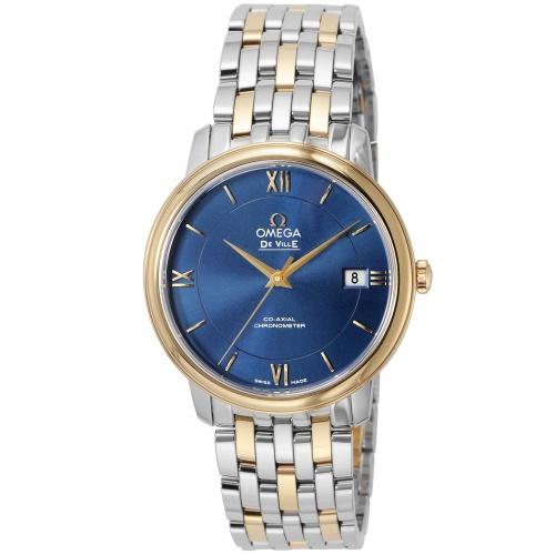 オメガ 腕時計 メンズ ブルー DE VILL?E PRESTIG?E OMEGA 424.20.3...