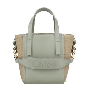コーチ COACH シグネチャー メタリックブルー ネイビーグレー PVC