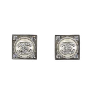 CHANEL　シャネル　CCマーク　ピアス　シルバー □シャネル□CHANEL□ピアス□ココマーク□CCマーク□ロゴピアス