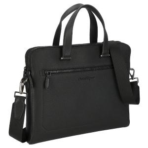 【美品】 PRADA プラダ ブリーフケース ビジネスバッグ ブラック　レザー PRADA（プラダ） 超美品 サフィアーノレザー ブリーフケース ビジネス