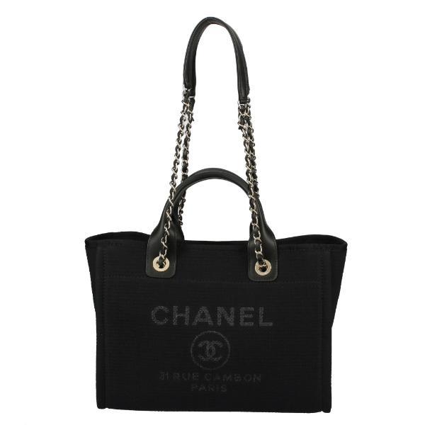 シャネル CHANEL トートバッグ レディース ドーヴィル ブラック AS3257 B07300 ...