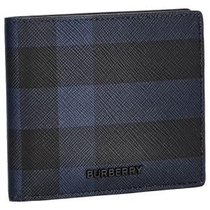 【未使用に近い】バーバリー 二つ折り財布 TBモノグラム レザー メンズ 黒 BURBERRY バーバリー 二つ折り財布 メンズ TBモノグラム ロゴ