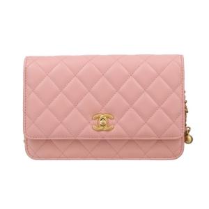 [申請あり]シャネルバッグピンク シャネル ショルダーバッグ レディース ココマーク ピンク CHANEL