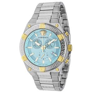 VERSACE（ヴェルサーチェ） V-CODE CHRONO クォーツ メンズ ブルー