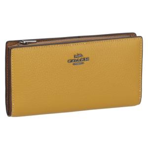 COACH（コーチ） 長財布 COACHコーティング レザー スタッズ スリム