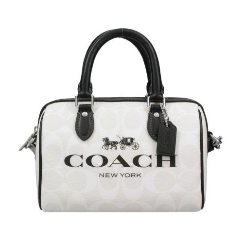 コーチ アウトレット ショルダーバッグ レディース シグネチャー キャンバス ホワイト COACH ...