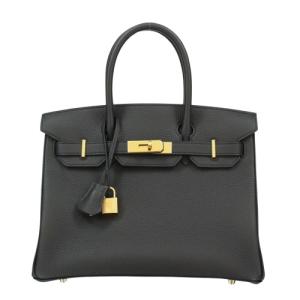 エルメス ハンドバッグ レディース バーキン 30 ブラック HERMES ノワール