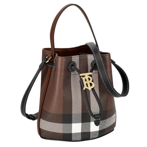 バーバリー ハンドバッグ レディース  ブラウン BURBERRY 8066213 DARK BIR...