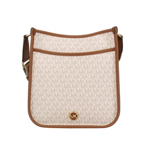 マイケルコース ショルダーバッグ レディース シグネチャー ホワイト MICHAEL KORS 30...