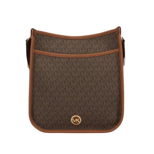 マイケルコース ショルダーバッグ レディース シグネチャー ブラウン MICHAEL KORS 30...