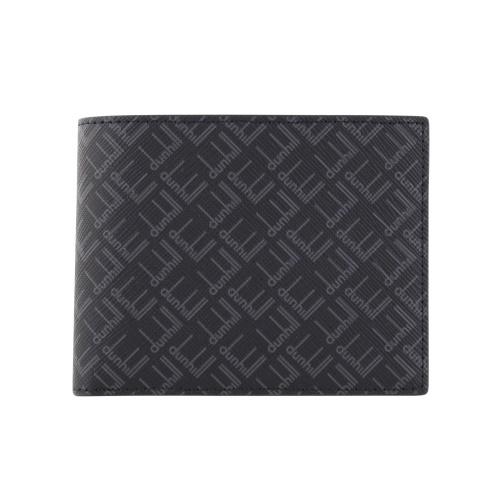 ダンヒル 二つ折り財布 メンズ シグネチャー SIGNATURE ブラック dunhill 21R2...