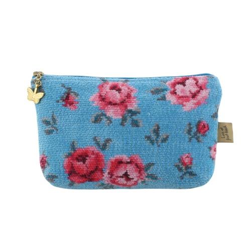 フェイラー ポーチ 化粧ポーチ レディース MON PETIT BLEU ブルー FEILER MO...