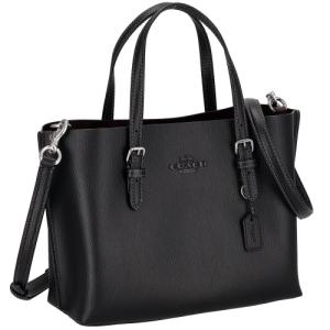 コーチ アウトレット ハンドバッグ ショルダーバッグ レディース モリー レザー トート 25 ブラック COACH OUTLET CV966 SV BK 爆買