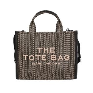 マークジェイコブス トートバッグ レディース ザ モノグラム ジャカード トート バッグ ミディアム ブラック Marc Jacobs 2F4HTT015H05 261 BEIGE MULTI